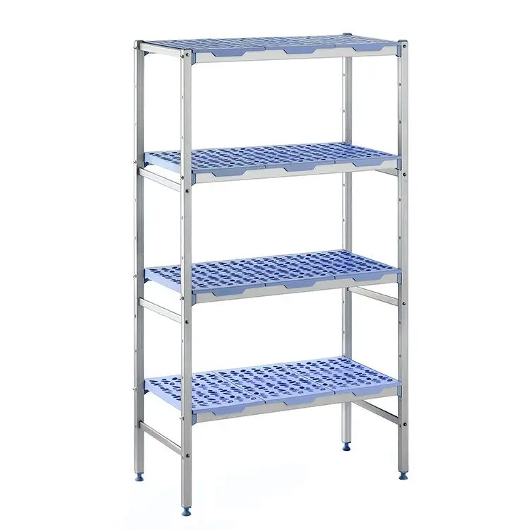 Nu Kopen Tournus lijnrek met 4 schappen 1292(b)x400(d)x1750(h)mm