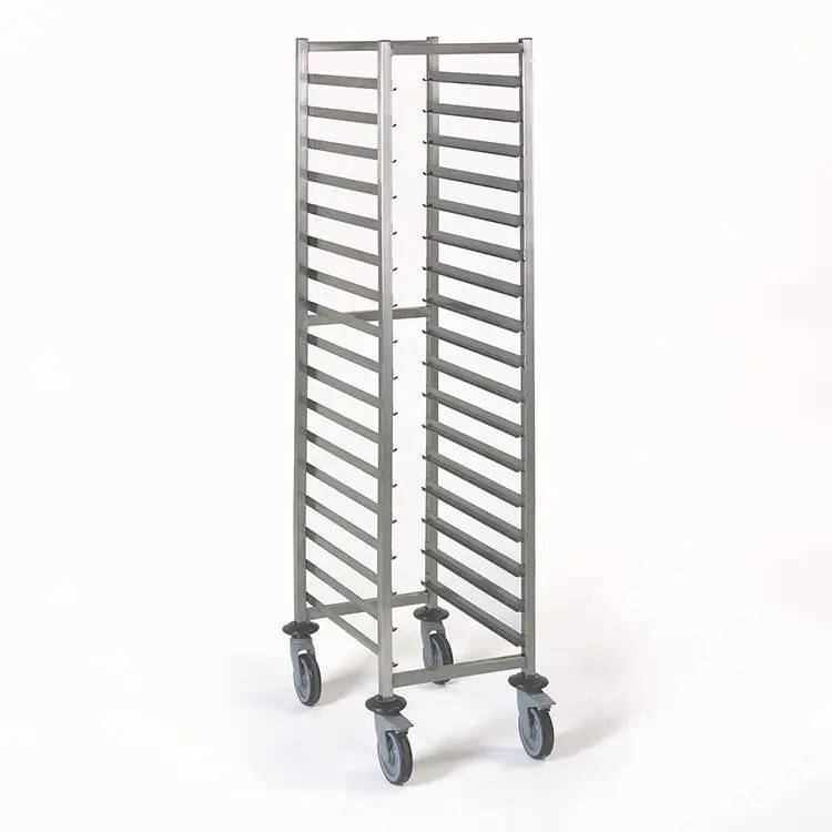 Tournus GN 1/1 roestvrijstalen regaalwagen met 17 etages Superprijs