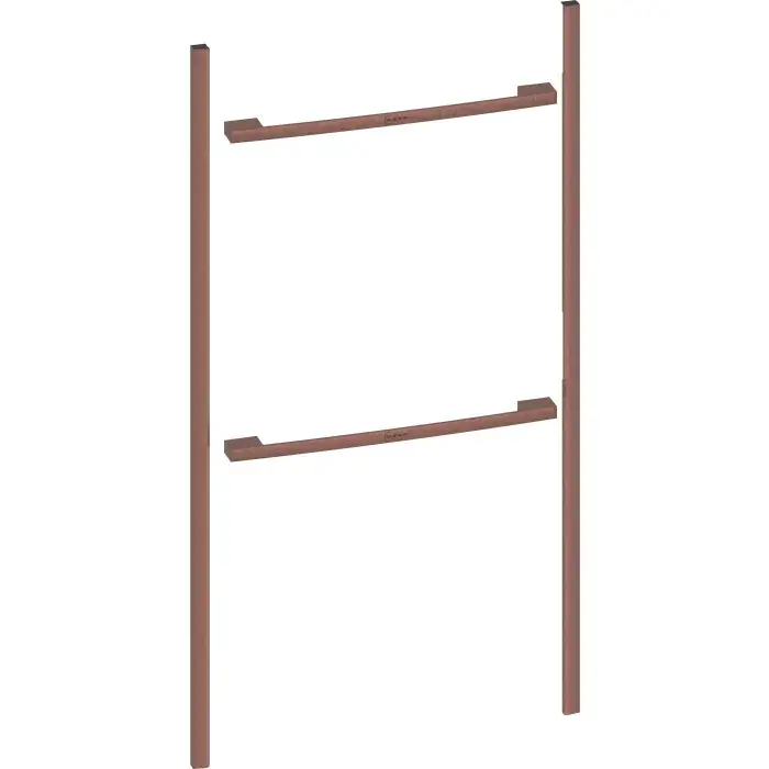 Lage Prijs Flex Design Kit voor naadloze combinatie, 105 cm, Geborsteld brons, voor een grote oven en een compacte oven SC FlexDesign BB 105 60 + 45 17007800