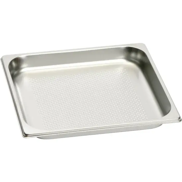 Gastronorm ovenschaal GN 2/3Roestvrij staal - geperforeerd 00742963 Nieuw