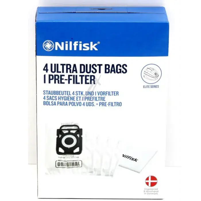 Op = Op Nilfisk originele stofzakken incl motor filter - 1470286500