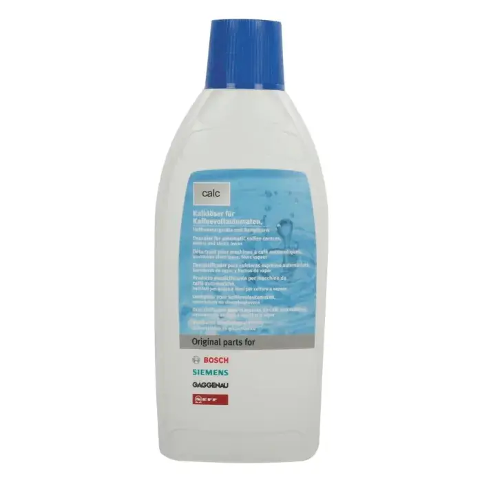 Bosch Siemens Vloeibare Ontkalker voor Volautomatische koffiemachines - Koffiezetters - Waterkokers en Stoomovens met waterreservoir 500 ml 00311968 Nu Kopen
