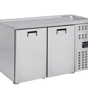 Combisteel 2 Deurs | RVS Bierfust Koeler | Spoelbak Rechts Uitverkoop
