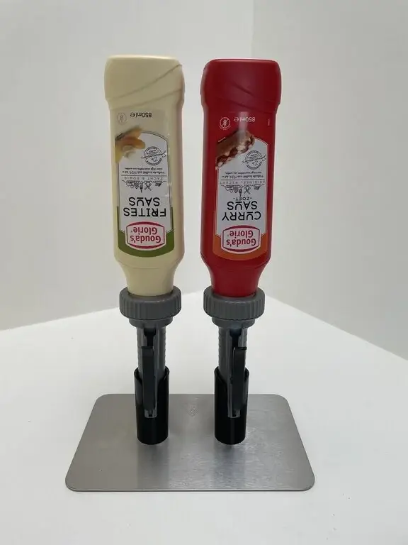 HorecaTraders 2 Gouda's Sausdispensers| 850 ML | Rechtstreeks Van De Fabrikant