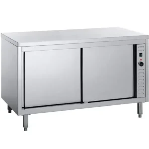 Combisteel Bordenwarmhoudkast 2 Deurs | 200x70x85 cm (bxdxh) Beperkte Voorraad