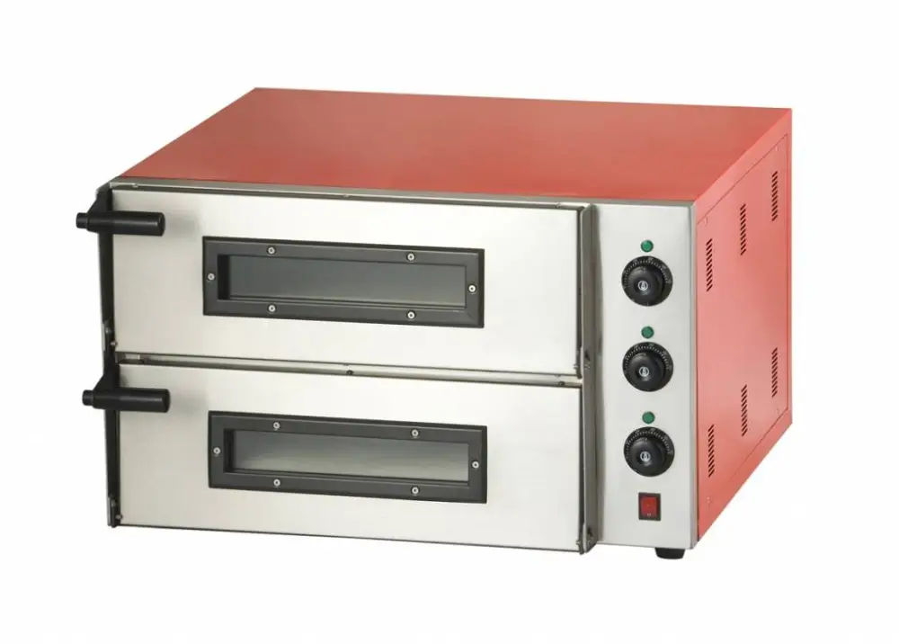 Combisteel Dubbele Pizzaoven 3000 Watt | 2 Pizza's Voordeelprijs