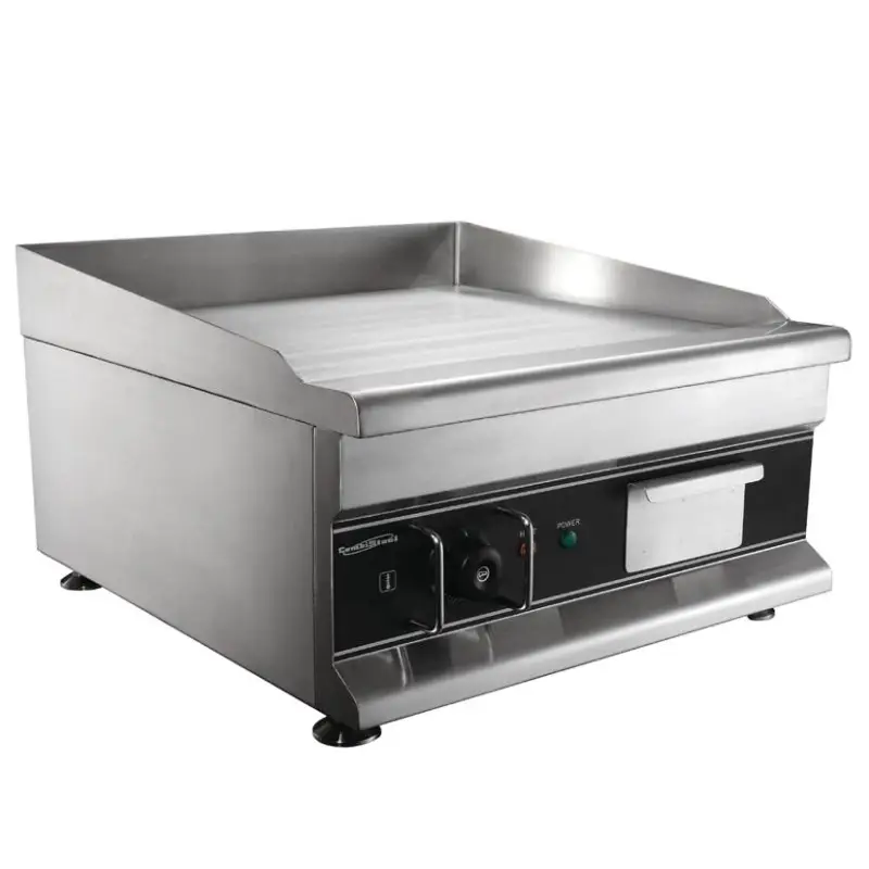 Combisteel Elektrische Bakplaat | Glad | RVS | 50x52cm Alleen Vandaag