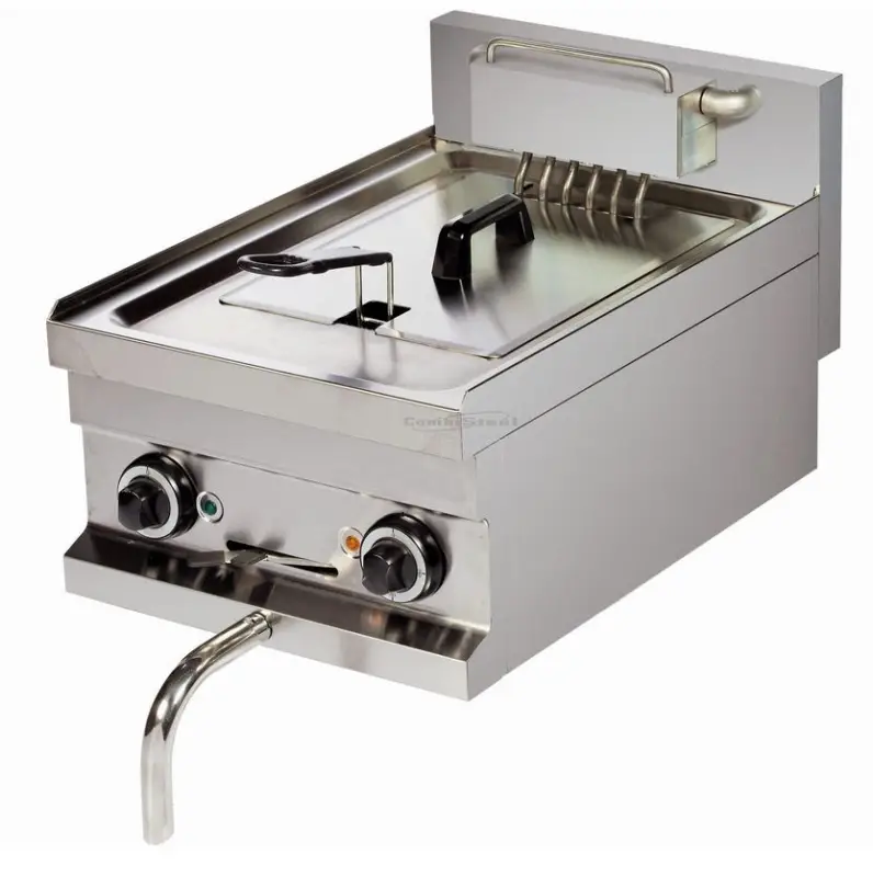 Combisteel Elektrische friteuse met afvoerbuis - 1 x 8 Liter Voordeelprijs