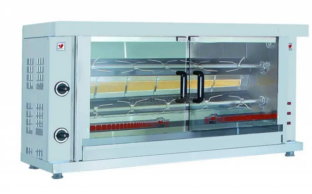 Gratis Retour Combisteel Gas Kippengrill | 2 spitten