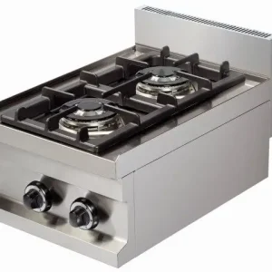 Betrouwbaar Combisteel Gaskooktoestel | Tafelmodel | 2 Branders