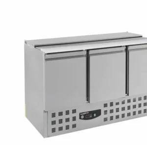 Weekendaanbieding Combisteel Gekoelde saladette 3 deurs 87x137x70 cm (HXBXD)