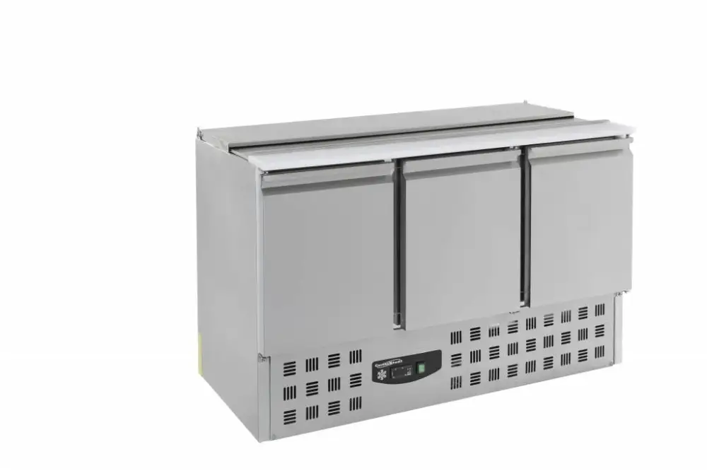 Weekendaanbieding Combisteel Gekoelde saladette 3 deurs 87x137x70 cm (HXBXD)