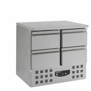 Combisteel Gekoelde RVS werkbank met 4 laden | 90 x 70 x 87 cm Veilige Betaling