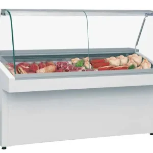 Koopje Combisteel Gekoelde vitrinetoonbank | 118 x 170 x 76,5 cm
