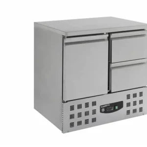 Laatste Kans Combisteel Gekoelde werkbank RVS 1 deur 2 laden | 90 x 70 x 87 cm