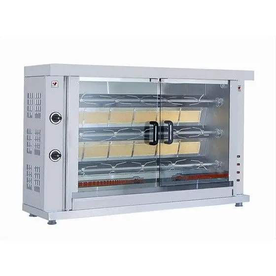 Veilige Betaling Combisteel Kippengrill | Gas | 3 Spitten