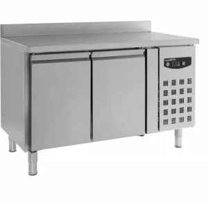 Combisteel Koelwerkbank met spatrand | 136 x 70 x 85/95 cm Lage Kosten