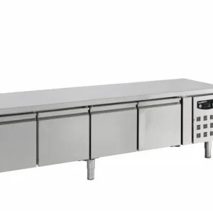 Combisteel RVS Koelwerkbank | 4 deurs | 4 X 1/1 GN | 223 x 70 x 65 cm Shop Nu