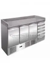 Combisteel Pizzawerkbank 3 Deuren | 6 Lades 179,5(b)x70(d)x106(h) cm Voordeelprijs