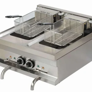 Gereduceerde Prijs Combisteel Pro elektrische friteuse - 2 x 8 Liter