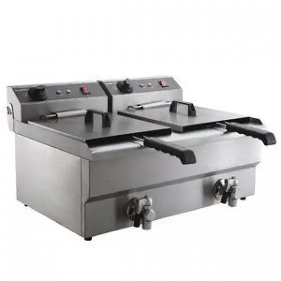 Combisteel Pro Elektrische Friteuse - 2x10 Liter Korting