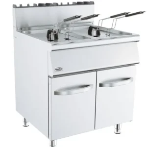 Rechtstreeks Van De Fabrikant Combisteel Professionele Gasfriteuse | Staand | 2x15 Liter