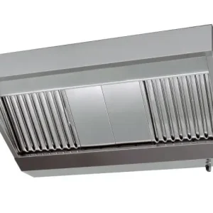 Combisteel RVS Horeca dampkap met Motor | 280 x 110 x 45 cm Koopje