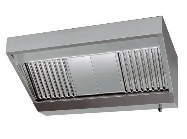 Combisteel RVS Horeca dampkap met Motor | 280 x 110 x 45 cm Koopje