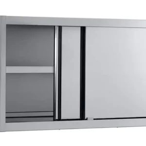 Combisteel RVS Muurkast met schuifdeuren 140x40x65 cm Exclusieve Aanbieding