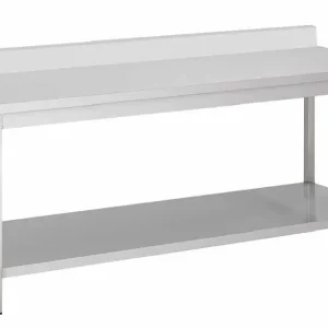 Gereduceerde Prijs Combisteel RVS Werktafel met rand | Demontabel | 120(b)x85(h)x70(d)