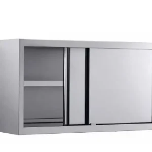 Betrouwbaar Combisteel Wandkast RVS met schuifdeuren 160x40x65 cm