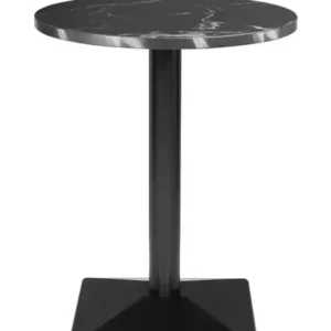 Beperkte Voorraad Bolero Complete Tafel Rond Zwarte Steen Effect 600mm