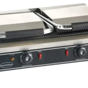 Bestseller Combisteel Contact grill | Geribbeld | 41x58x19 cm | +50 tot +300°C
