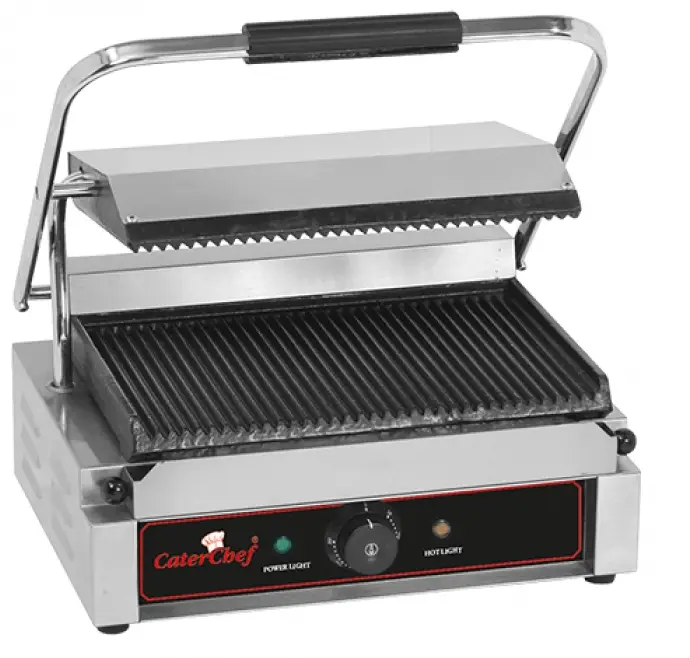 CaterChefContactgrill | 50° tot 300°C | (H)19x41x32cm Direct Verzonden