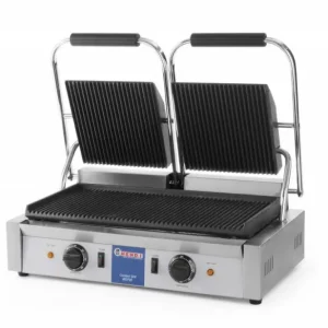 Hendi Contactgrill dubbel | 57x37x21 cm Korting