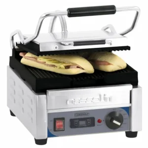 Casselin Contactgrill Enkel geribbeld | HEAVY DUTY Lage Prijs