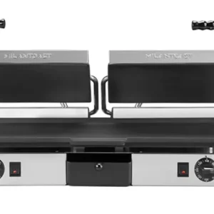Uitverkoop Milan Toast Contactgrill Gietijzer Dubbel glad