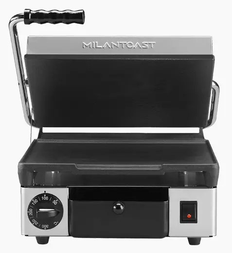 Milan Toast Contactgrill Gietijzer enkel glad Voordeelprijs