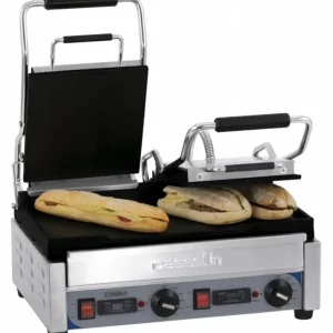 Casselin Contactgrill Gladde Plaat RVS | 45x24cm Rechtstreeks Van De Fabrikant