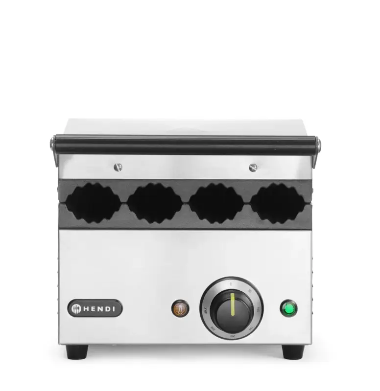 Alleen Vandaag Hendi Contactgrill | hotdogs en wraps | 385x285x(H)254 | 300 °C | RVS