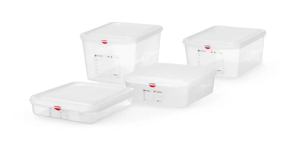 Populair HorecaTraders Container GN 1/2 | Polypropyleen | 4 formaten