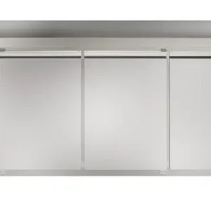 Alpeninox Koelwerkbank 3 deurs | RVS | 420 l | -2 °C tot +10 °C | 1657x700x850 mm Fabrieksprijs
