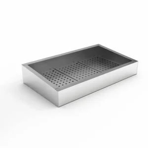 Combisteel Crushed Ice Bak | 3/1 GN | Schuin| RVS AISI 304 Gereduceerde Prijs