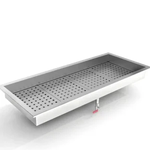 Must-Have Combisteel Crushed Ice Bak | 4/1 GN Inbouw | RVS AISI 304