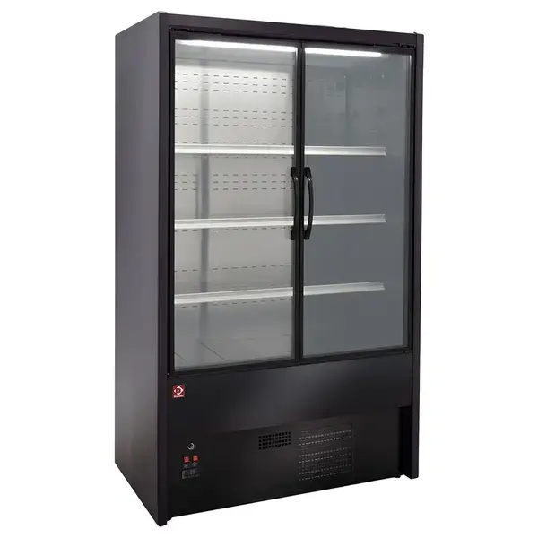 Veilige Betaling HorecaTraders Wandkoeling | Zwart | Geforceerd | 0°C/+2°C | 1000x710x1995 mm