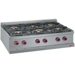 Veilige Betaling HorecaTraders Gasfornuis | 6 branders