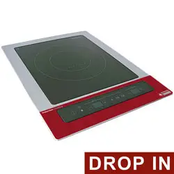 HorecaTraders Inductieplaat Inbouw 3600Watt | Tactiele toetsen Op = Op