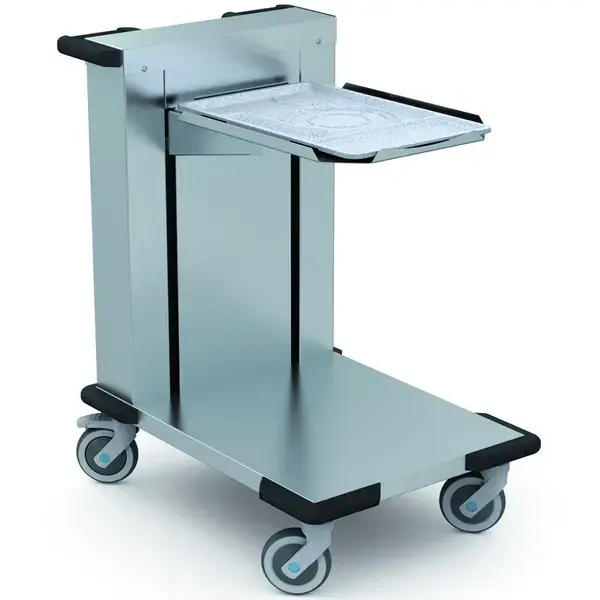 Hupfer DienbladenstapelaarRVSUniverseelWielen (Geremd)800x558x900(h)mm Superprijs
