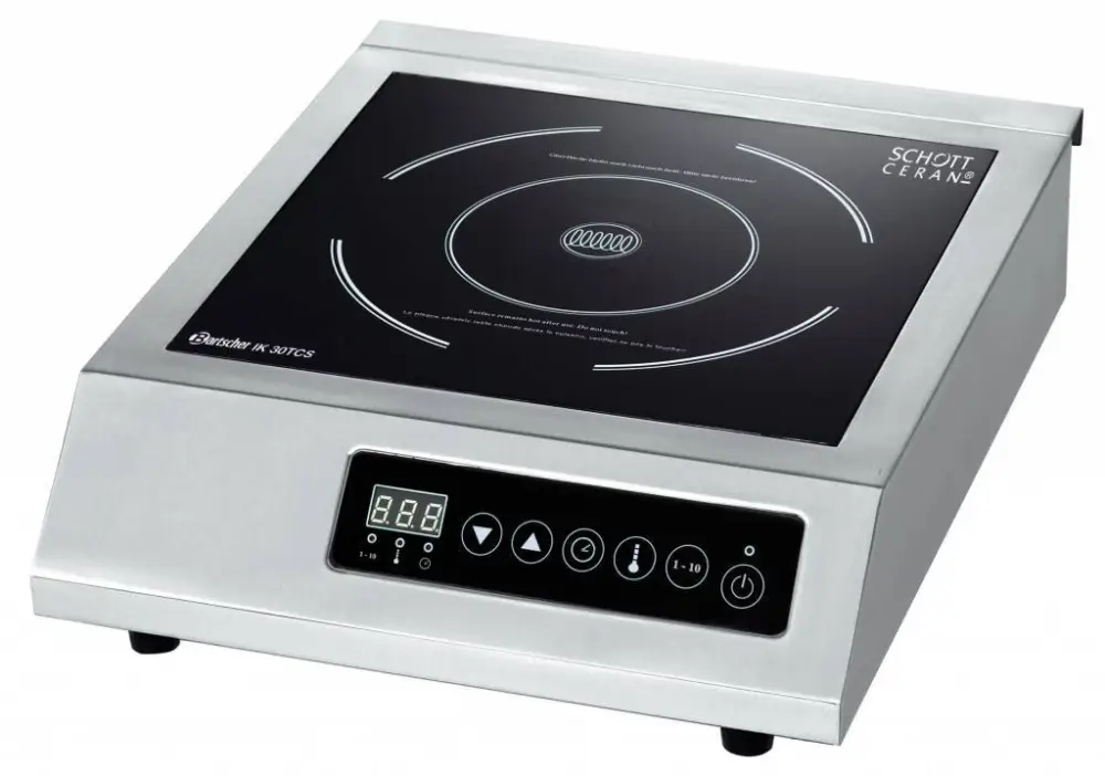 Op = Op Bartscher Digitale RVS Inductie Kookplaat | 3000Watt