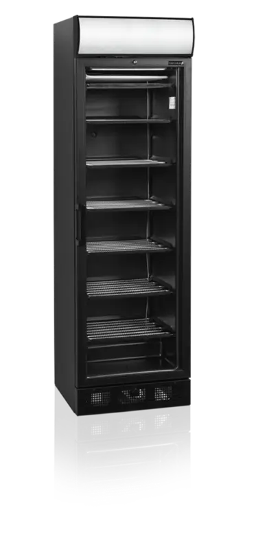 Actieprijs HorecaTraders Display vrieskast | Zwart | 270L | 59.5x64x(h)198 cm